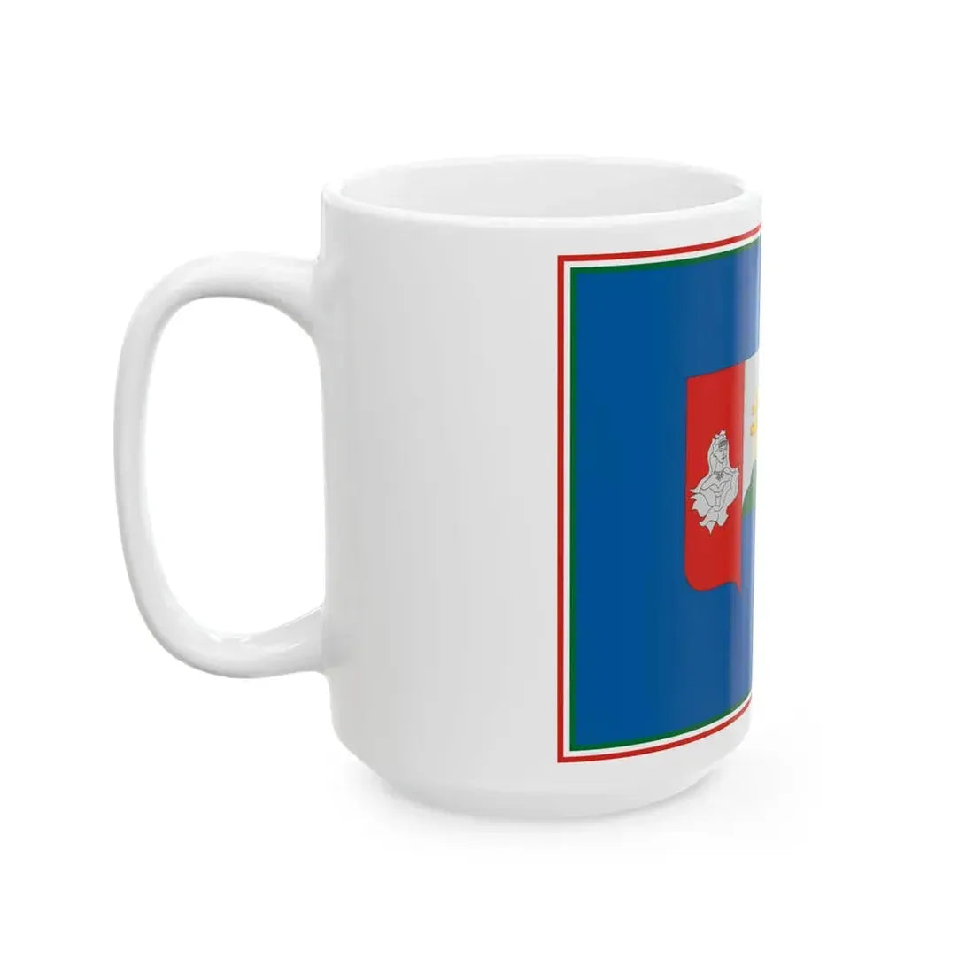 Flag of Nyirad (Hungary) White Coffee Mug - Go Mug Yourself