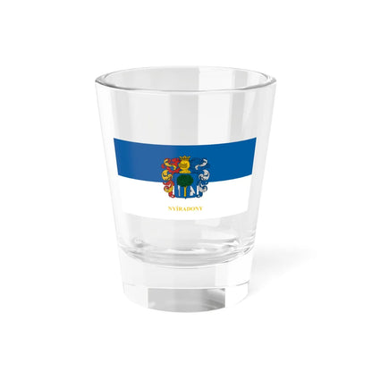 Flag of Nyiradony (Hungary) Shot Glass 1.5oz 1.5oz - Go Mug Yourself