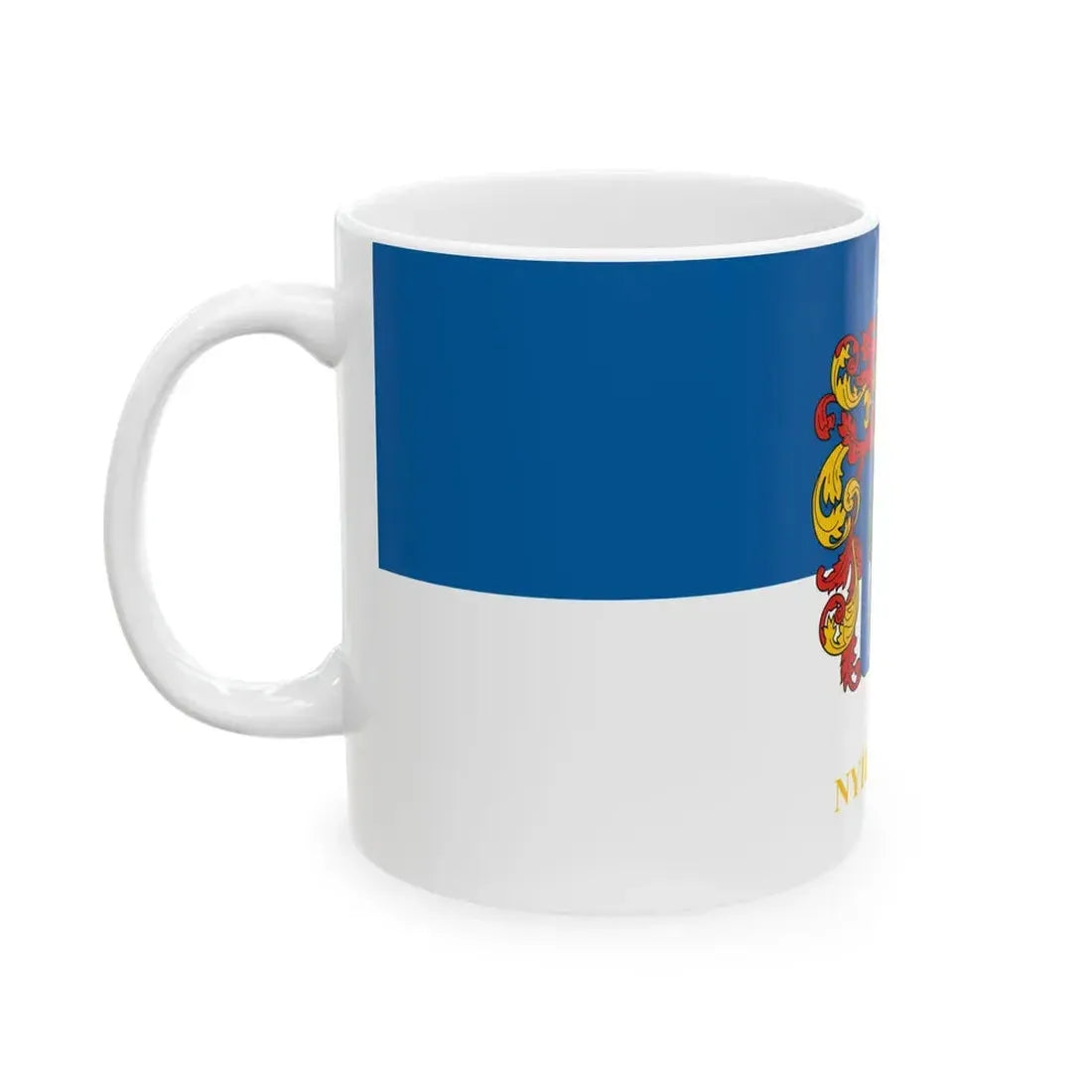 Flag of Nyiradony (Hungary) White Coffee Mug - Go Mug Yourself