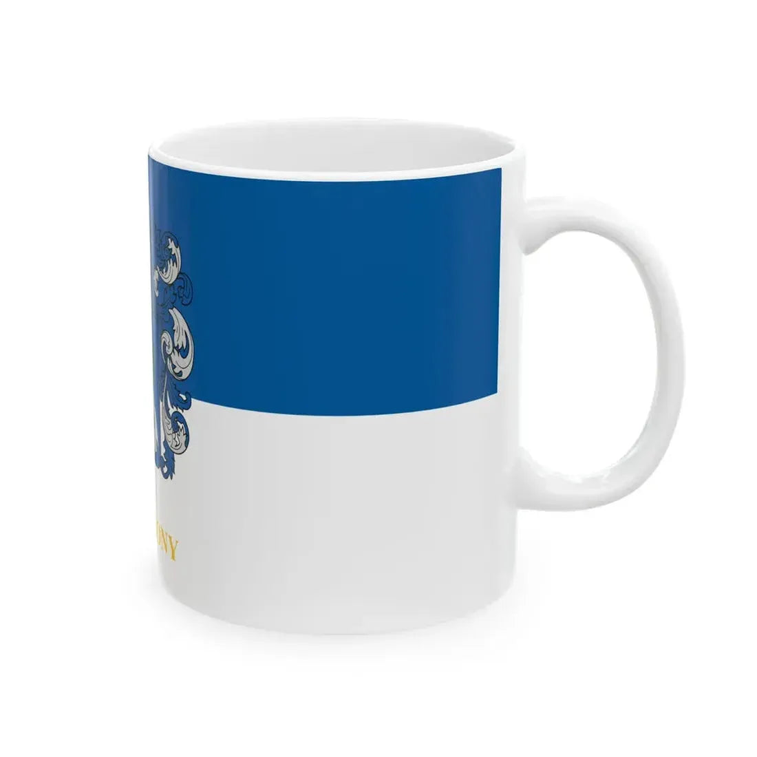 Flag of Nyiradony (Hungary) White Coffee Mug - Go Mug Yourself