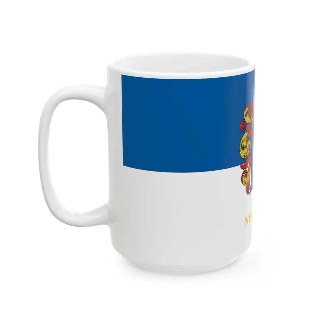 Flag of Nyiradony (Hungary) White Coffee Mug - Go Mug Yourself
