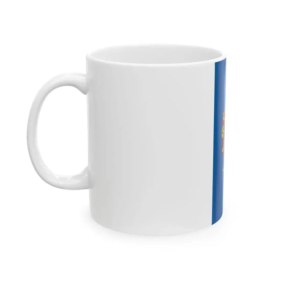 Flag of Nyiradony vertical (Hungary) White Coffee Mug - Go Mug Yourself