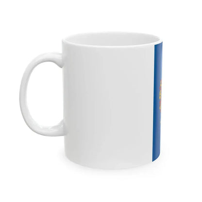 Flag of Nyiradony vertical (Hungary) White Coffee Mug - Go Mug Yourself
