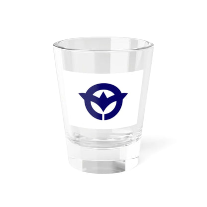 Flag of Nyugawa Gifu 1971-2005 (Japan) Shot Glass 1.5oz 1.5oz - Go Mug Yourself