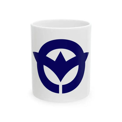 Flag of Nyugawa Gifu 1971-2005 (Japan) White Coffee Mug 11oz - Go Mug Yourself