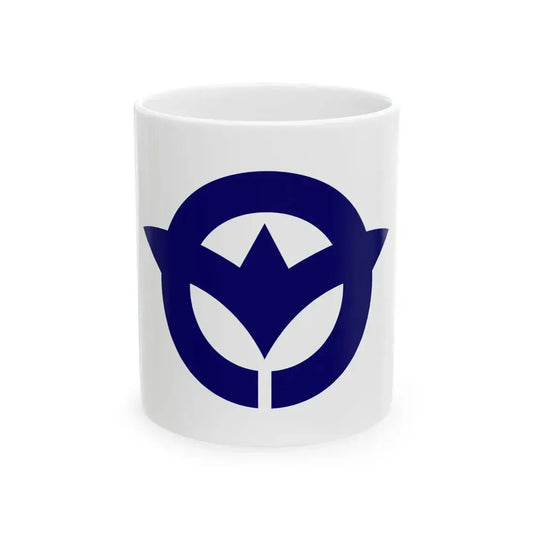 Flag of Nyugawa Gifu 1971-2005 (Japan) White Coffee Mug 11oz - Go Mug Yourself