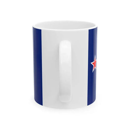 Flag of NZFA (New Zealand) White Coffee Mug - Go Mug Yourself