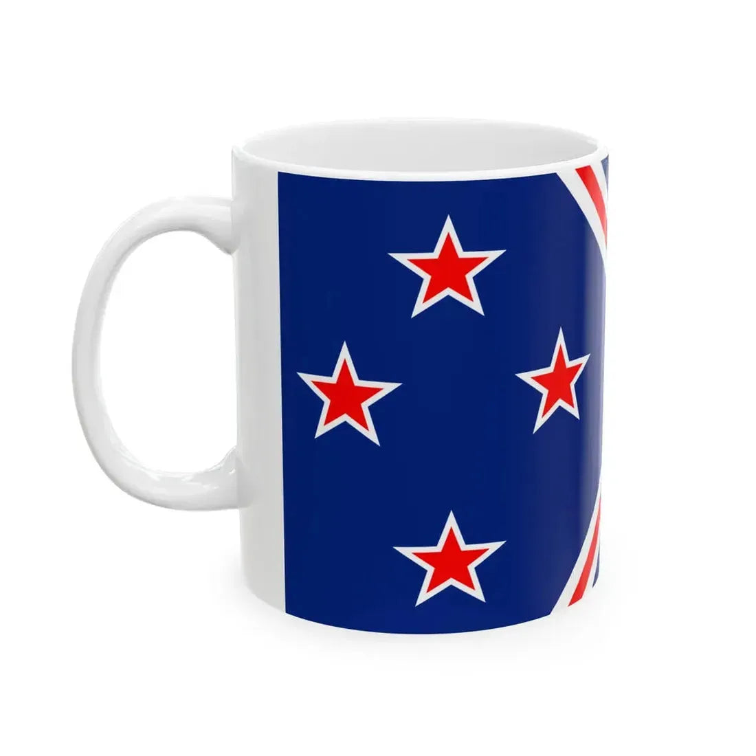 Flag of NZFA (New Zealand) White Coffee Mug - Go Mug Yourself