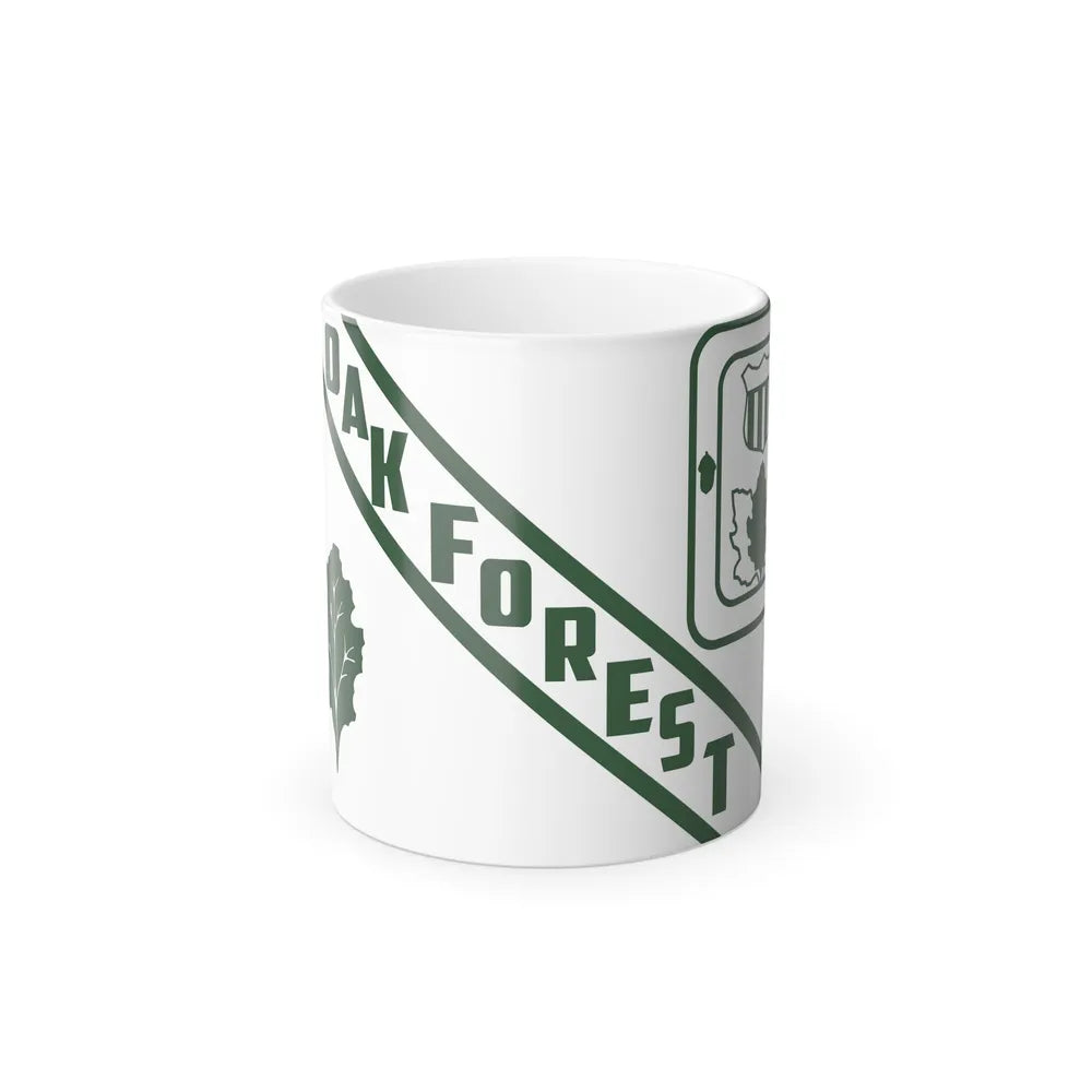Flag of Oak Forest, Illinois - Color Changing Coffee Mug-11oz-Go Mug Yourself