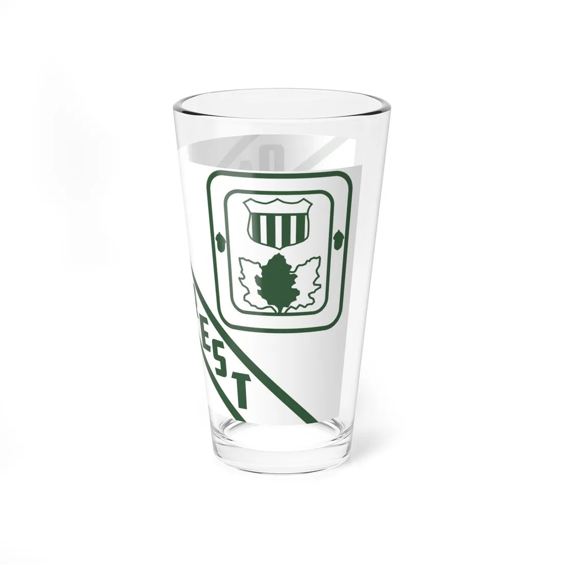 Flag of Oak Forest Illinois (United States) Pint Glass 16oz - Go Mug Yourself