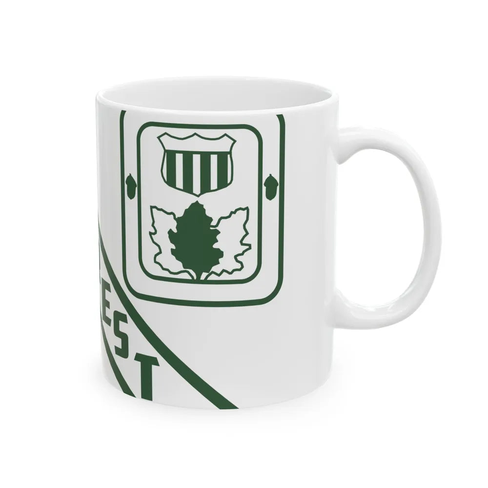 Flag of Oak Forest Illinois (United States) White Coffee Mug - Go Mug Yourself