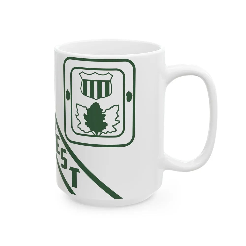 Flag of Oak Forest Illinois (United States) White Coffee Mug - Go Mug Yourself