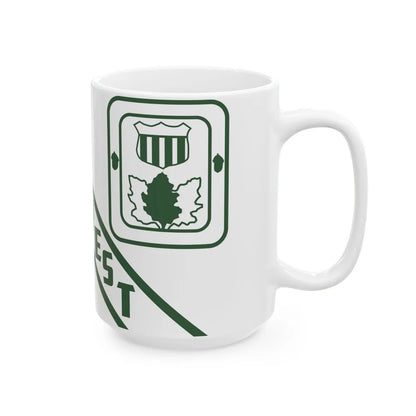Flag of Oak Forest Illinois (United States) White Coffee Mug - Go Mug Yourself