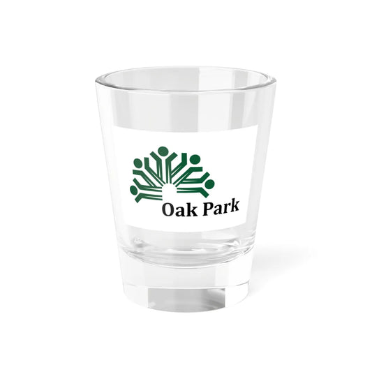 Flag of Oak Park Illinois (United States) Shot Glass 1.5oz 1.5oz - Go Mug Yourself