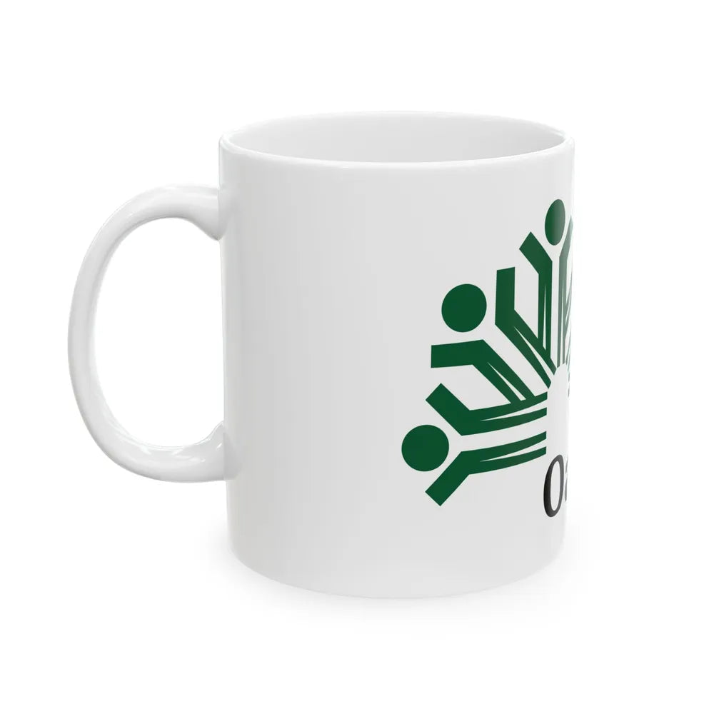 Flag of Oak Park Illinois (United States) White Coffee Mug - Go Mug Yourself