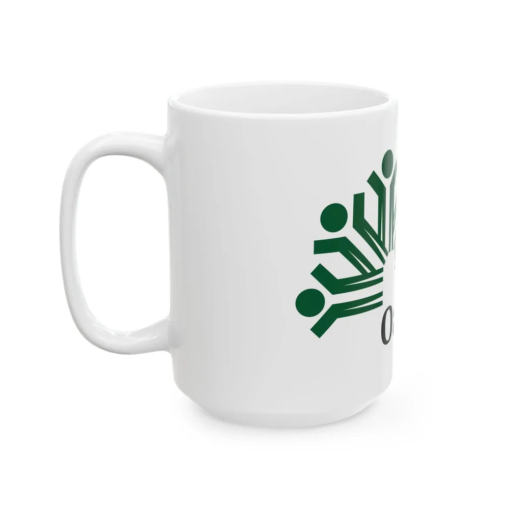 Flag of Oak Park Illinois (United States) White Coffee Mug - Go Mug Yourself