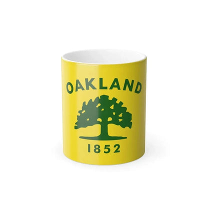 Flag of Oakland, California - Color Changing Coffee Mug 11oz - Go Mug Yourself