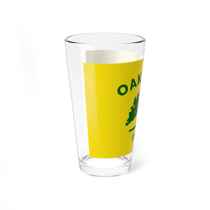 Flag of Oakland California (United States) Pint Glass 16oz - Go Mug Yourself
