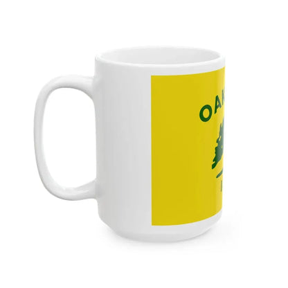 Flag of Oakland California (United States) White Coffee Mug - Go Mug Yourself