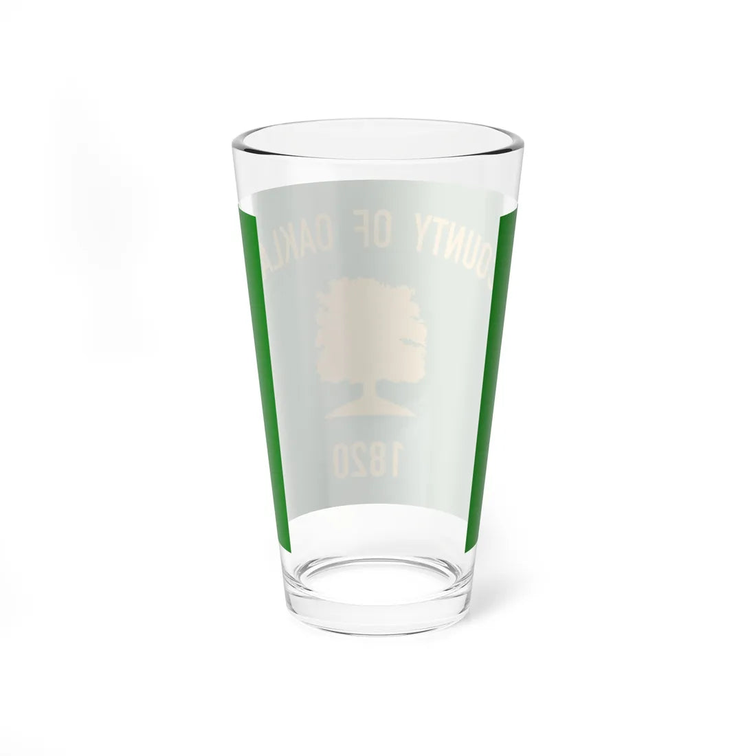 Flag of Oakland County Michigan (United States) Pint Glass 16oz - Go Mug Yourself