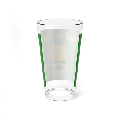 Flag of Oakland County Michigan (United States) Pint Glass 16oz - Go Mug Yourself