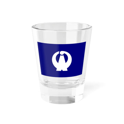 Flag of Oarai Ibaraki (Japan) Shot Glass 1.5oz 1.5oz - Go Mug Yourself