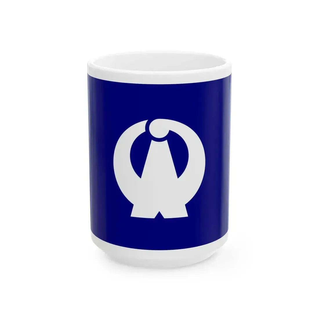Flag of Oarai Ibaraki (Japan) White Coffee Mug 15oz - Go Mug Yourself