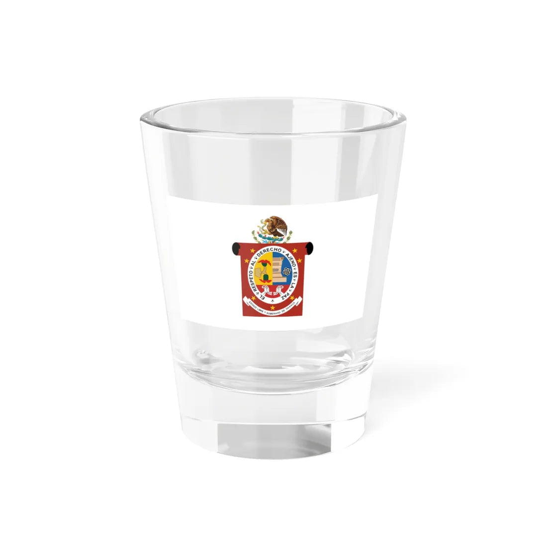 Flag of Oaxaca (Mexico) Shot Glass 1.5oz 1.5oz - Go Mug Yourself