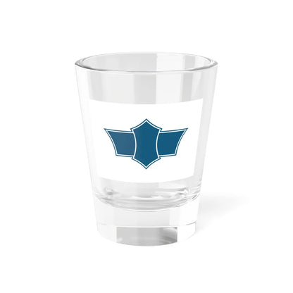 Flag of Obama Fukui Deep blue variant (Japan) Shot Glass 1.5oz 1.5oz - Go Mug Yourself