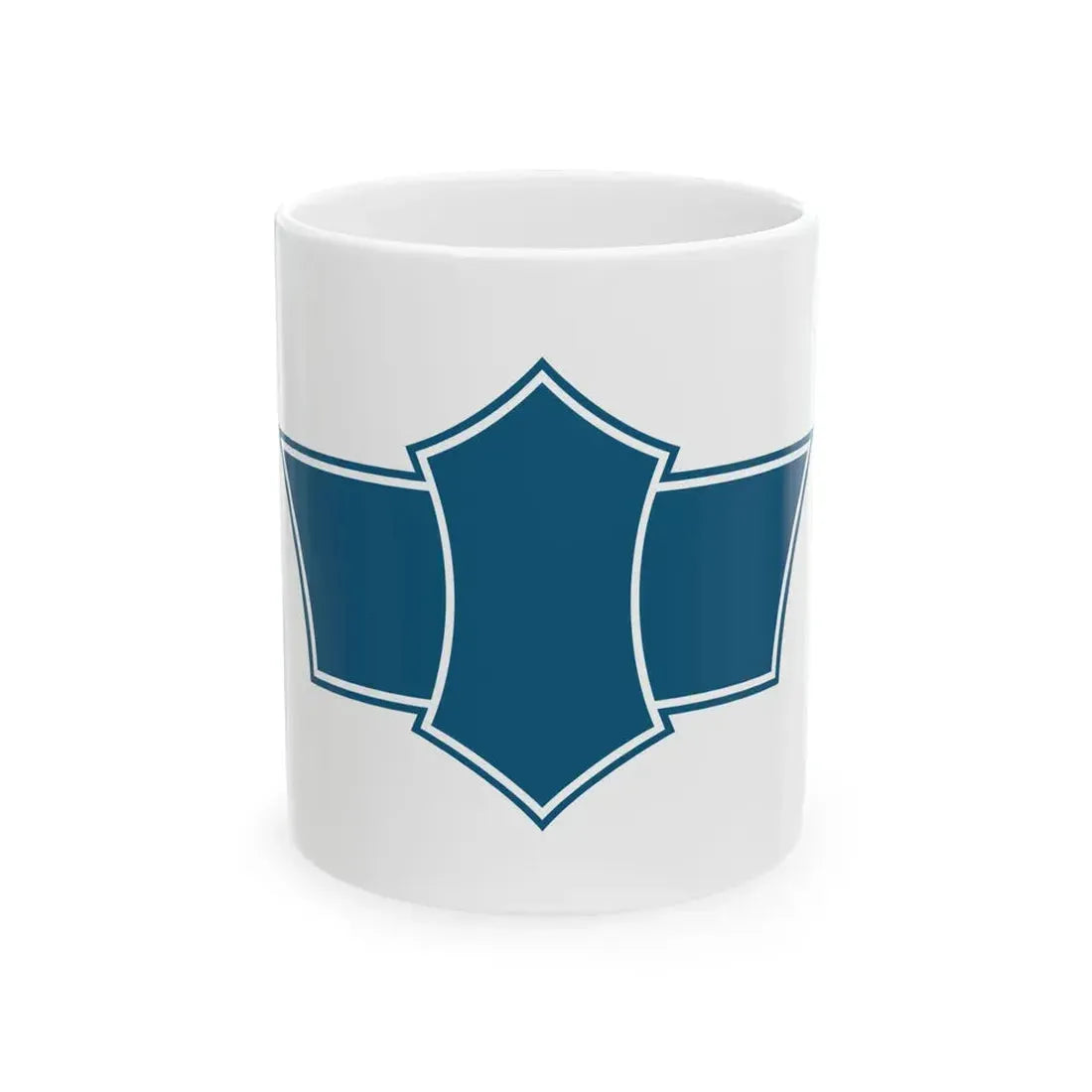 Flag of Obama Fukui Deep blue variant (Japan) White Coffee Mug 11oz - Go Mug Yourself