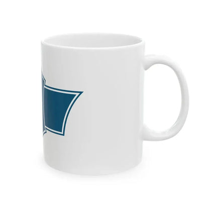 Flag of Obama Fukui Deep blue variant (Japan) White Coffee Mug - Go Mug Yourself