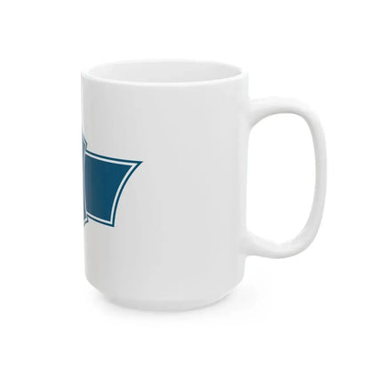 Flag of Obama Fukui Deep blue variant (Japan) White Coffee Mug - Go Mug Yourself