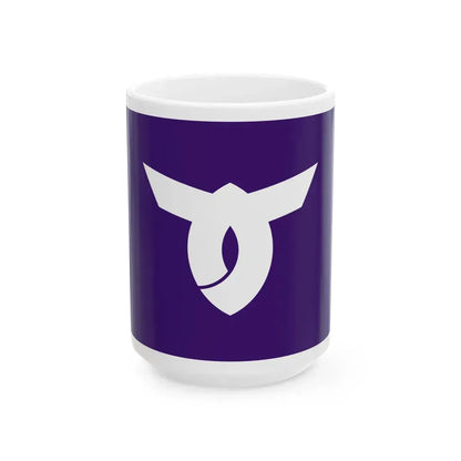 Flag of Obanazawa Yamagata (Japan) White Coffee Mug 15oz - Go Mug Yourself