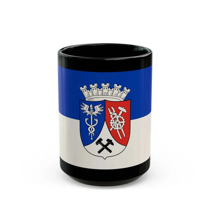 Flag of Oberhausen Germany - Black Coffee Mug 15oz - Go Mug Yourself