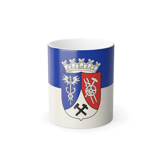 Flag of Oberhausen Germany - Color Changing Coffee Mug 11oz - Go Mug Yourself
