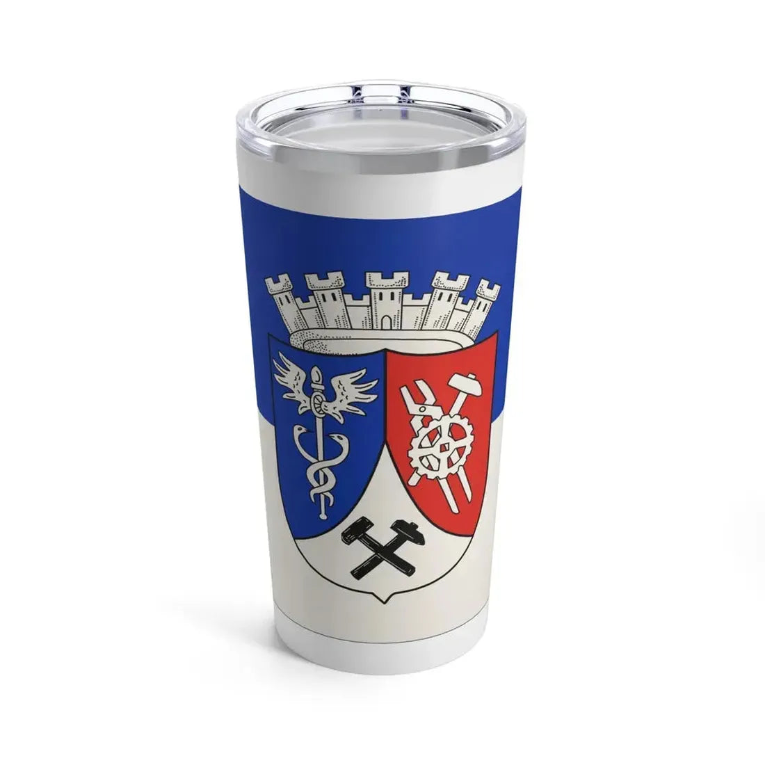 Flag of Oberhausen Germany - Tumbler 20oz 20oz - Go Mug Yourself