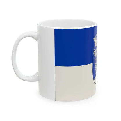 Flag of Oberhausen Germany - White Coffee Mug-Go Mug Yourself