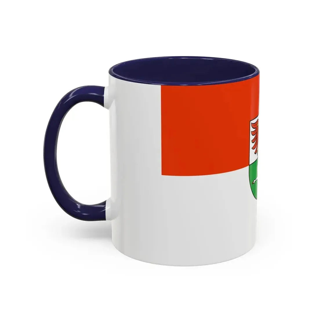 Flag of Oberhavel Germany - Accent Coffee Mug - Go Mug Yourself