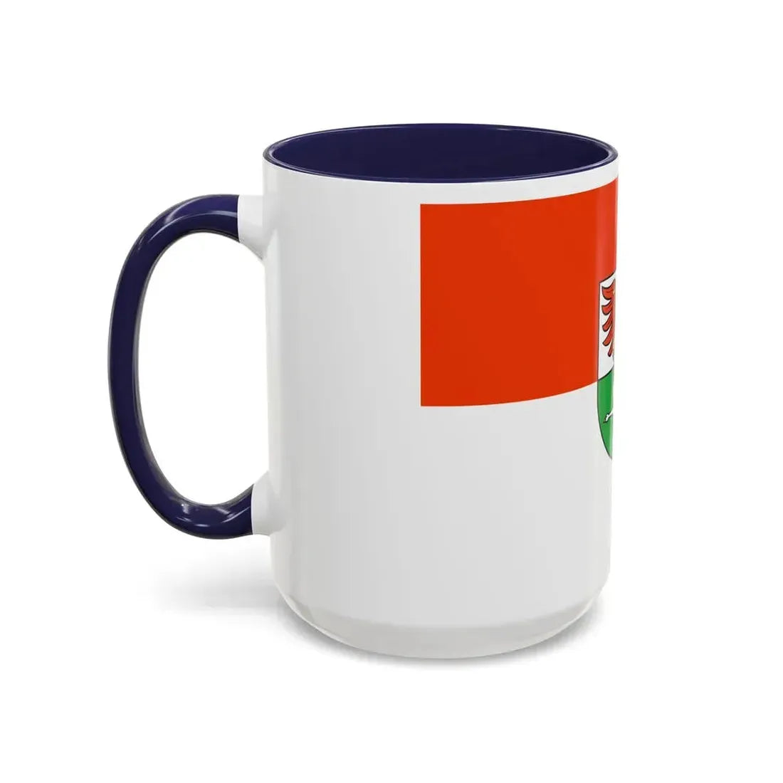 Flag of Oberhavel Germany - Accent Coffee Mug - Go Mug Yourself