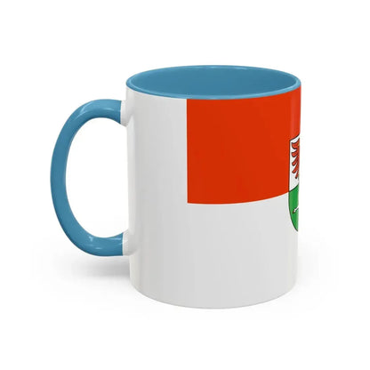 Flag of Oberhavel Germany - Accent Coffee Mug - Go Mug Yourself