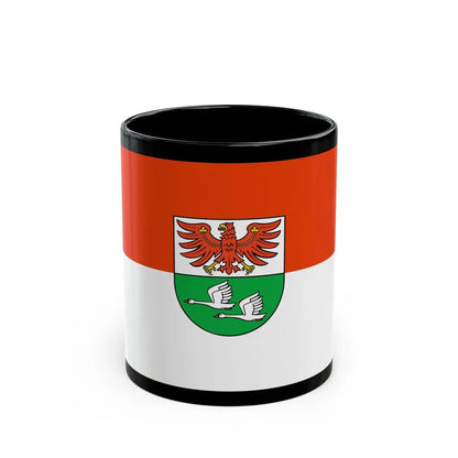 Flag of Oberhavel Germany - Black Coffee Mug-11oz-Go Mug Yourself