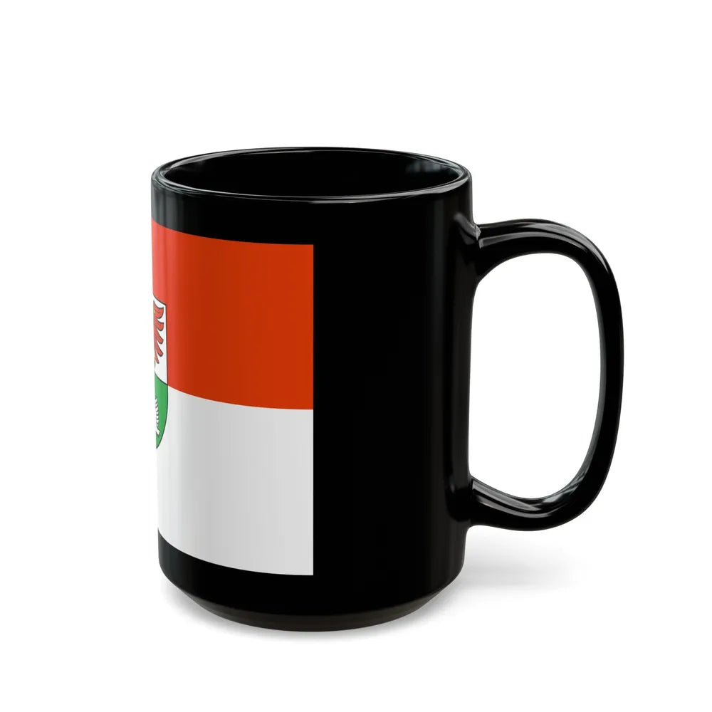 Flag of Oberhavel Germany - Black Coffee Mug-Go Mug Yourself