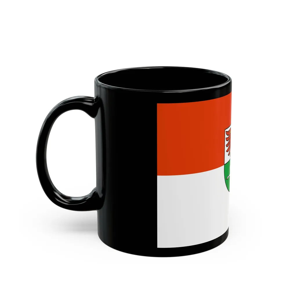 Flag of Oberhavel Germany - Black Coffee Mug-Go Mug Yourself