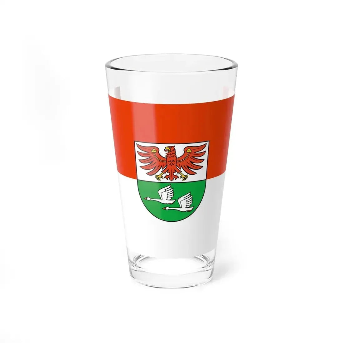 Flag of Oberhavel Germany - Pint Glass 16oz 16oz - Go Mug Yourself