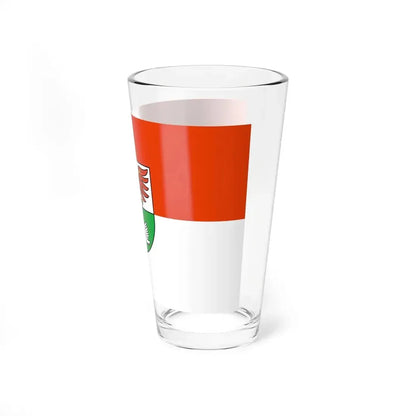 Flag of Oberhavel Germany - Pint Glass 16oz - Go Mug Yourself