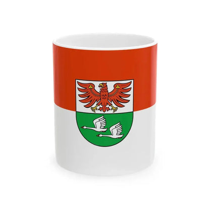 Flag of Oberhavel Germany - White Coffee Mug - Go Mug Yourself