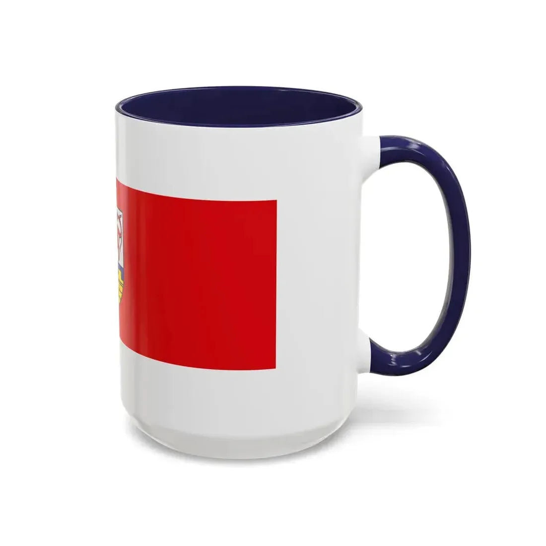 Flag of Oberspreewald Lausitz Germany - Accent Coffee Mug - Go Mug Yourself