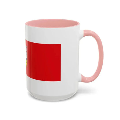 Flag of Oberspreewald Lausitz Germany - Accent Coffee Mug - Go Mug Yourself