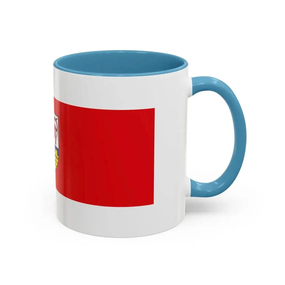 Flag of Oberspreewald Lausitz Germany - Accent Coffee Mug - Go Mug Yourself