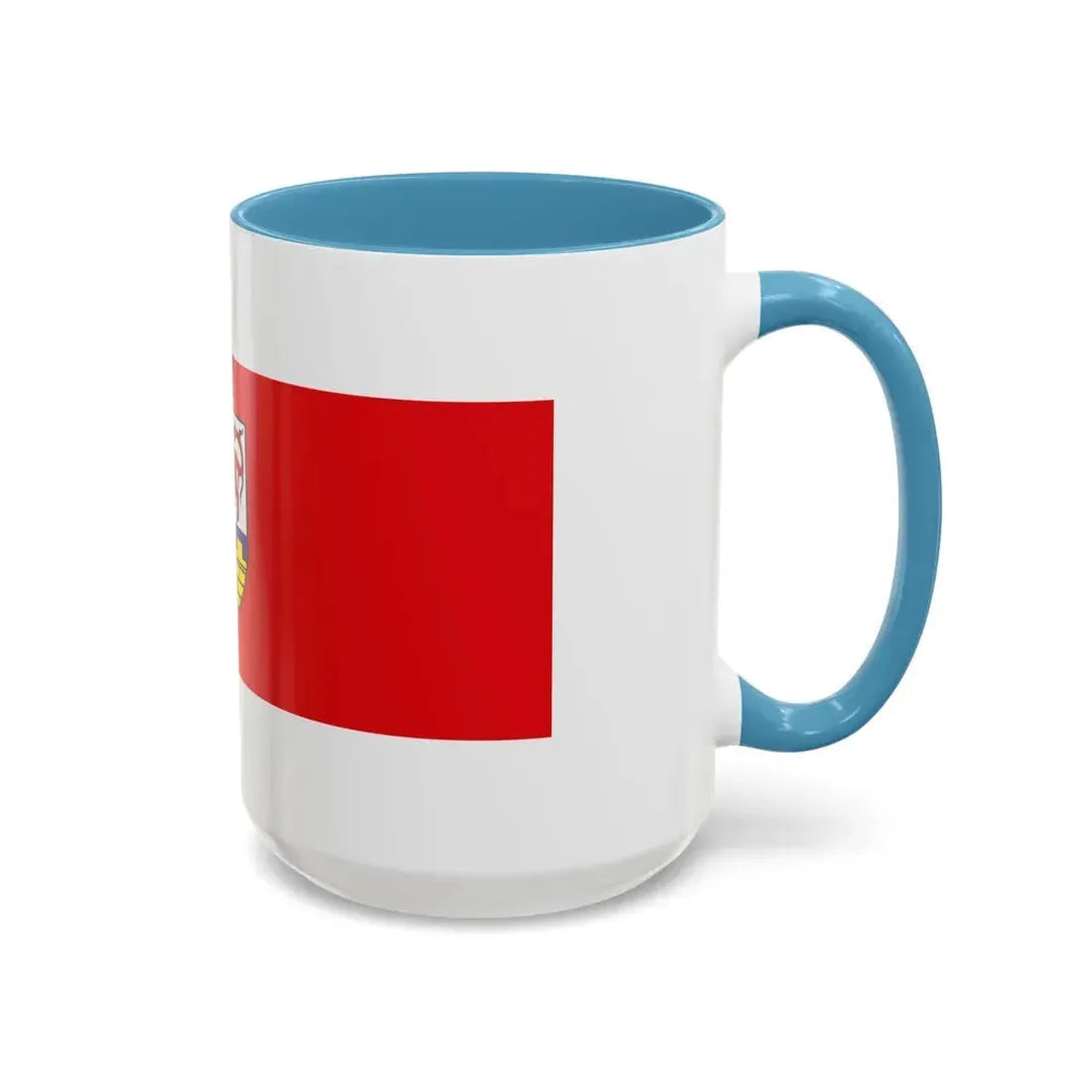 Flag of Oberspreewald Lausitz Germany - Accent Coffee Mug - Go Mug Yourself